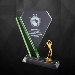 Crystal Plaques Crystal Golf Plaque CR9208