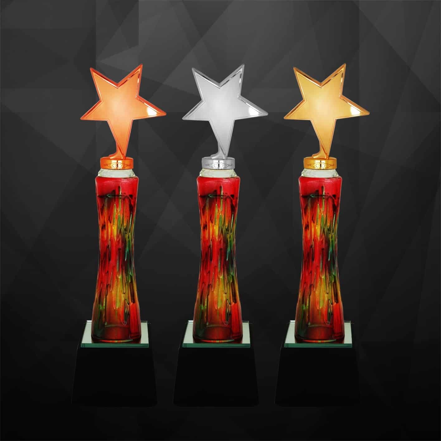 Crystal Trophy Star Award CR9236 Crystal Trophy Star Award CR9236
