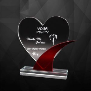 Crystal Plaques Love Crystal Plaque CR9246