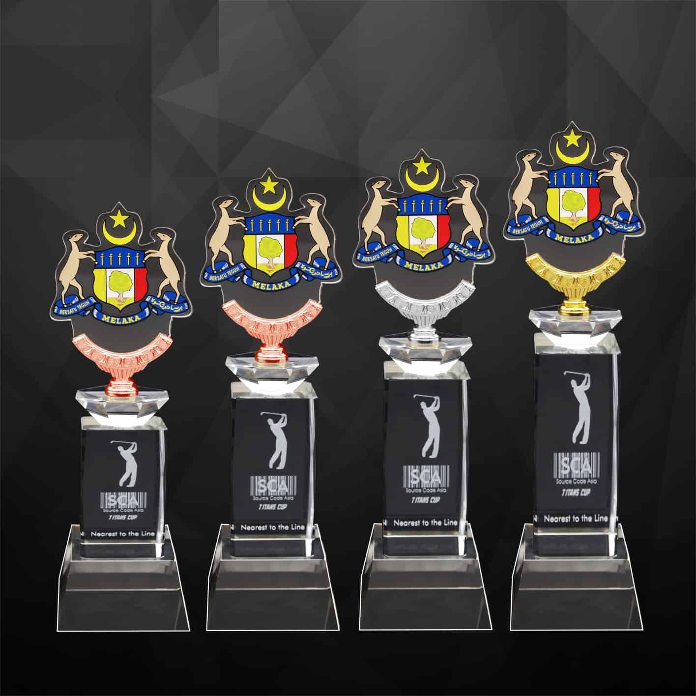 Crystal Trophy Crystal Trophy Medal CR9264 Crystal Trophy Crystal Trophy Medal CR9264