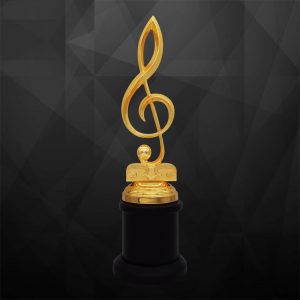 Music Trophy Musical Sculpture Award CR9271