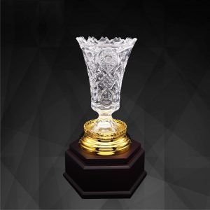 Awards Crystal Vase Trophy CR9274