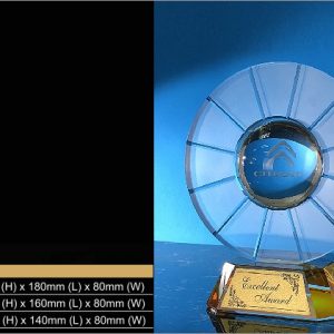 Crystal Plaques Round Crystal Award CR9302 Crystal Plaques Round Crystal Award CR9302