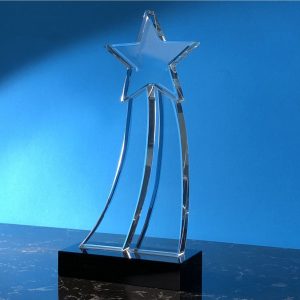 Crystal Trophy Star Crystal Trophy CR9308
