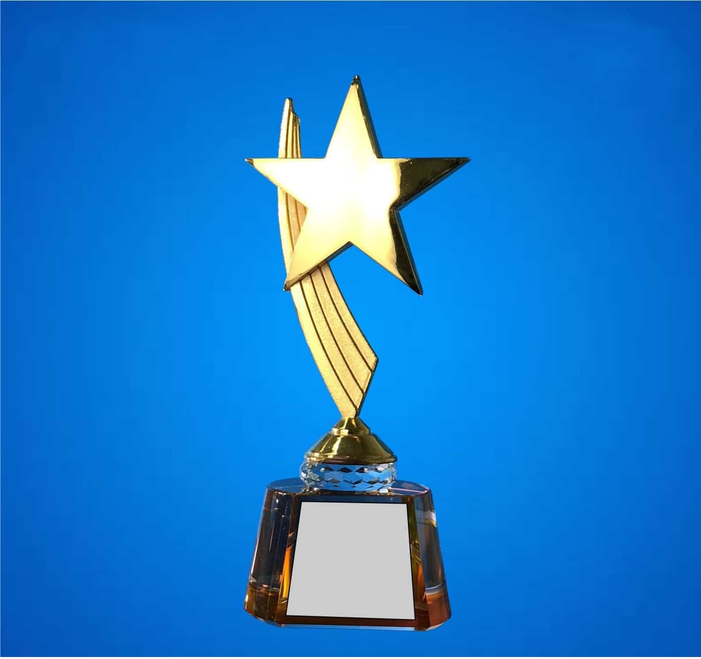 Crystal Plaques Star Crystal Award CR9326 Crystal Plaques Star Crystal Award CR9326