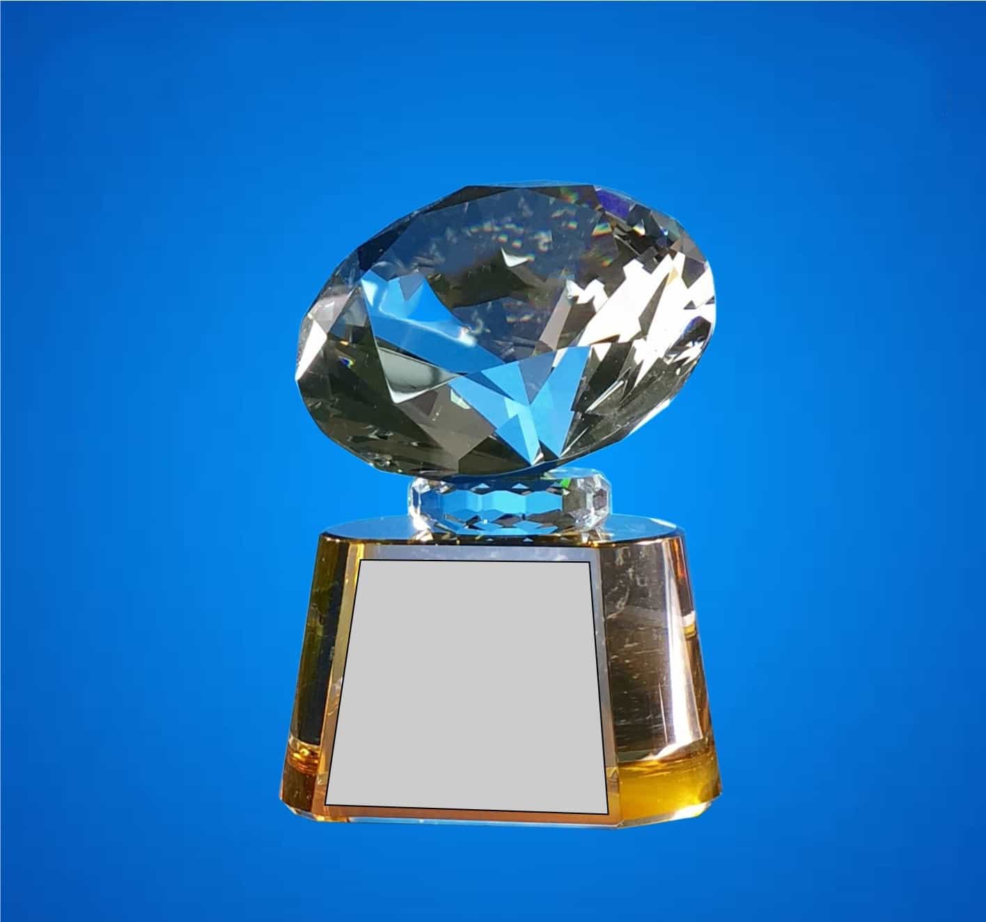 Crystal Plaques Diamond Crystal Award CR9327 Crystal Plaques Diamond Crystal Award CR9327