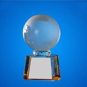 Crystal Plaques Globe Crystal Award CR9328