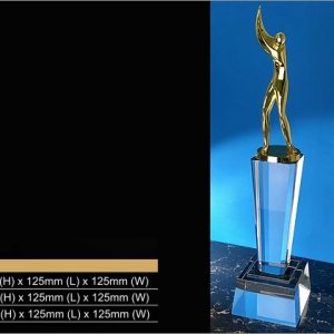 Crystal Trophy Golf Crystal Trophy CR9343