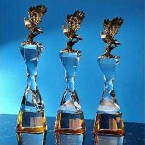 Crystal Trophy Eagle Crystal Award CR8333