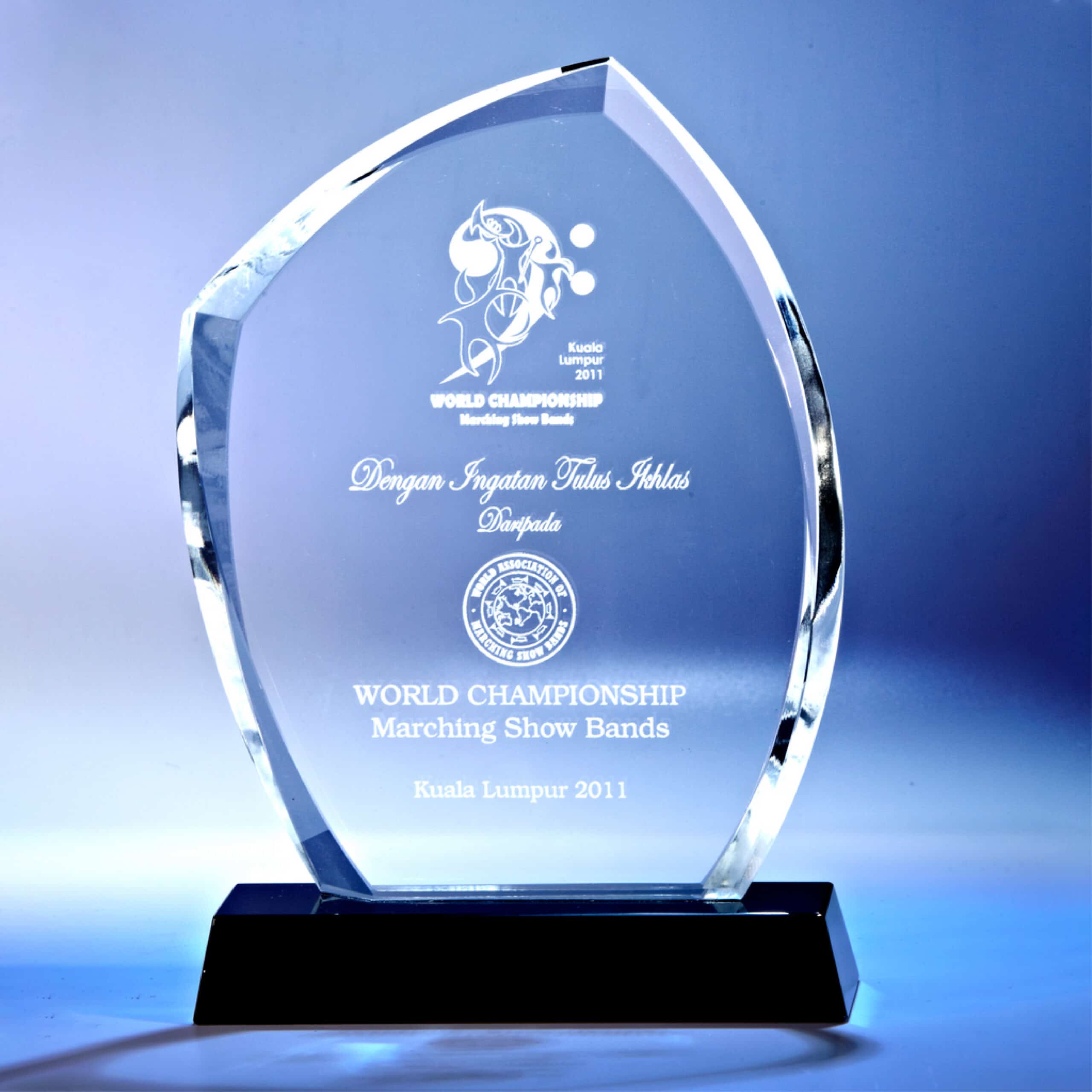 Crystal Plaques Crystal Plaque CR0067 Crystal Plaques Crystal Plaque CR0067