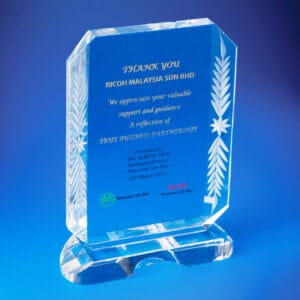 Crystal Plaques Crystal Plaque CR0111