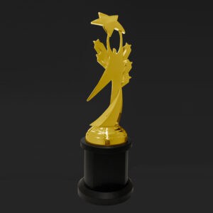 Golden Trophy Sculpture Trophy CR9382 Golden Trophy Sculpture Trophy CR9382