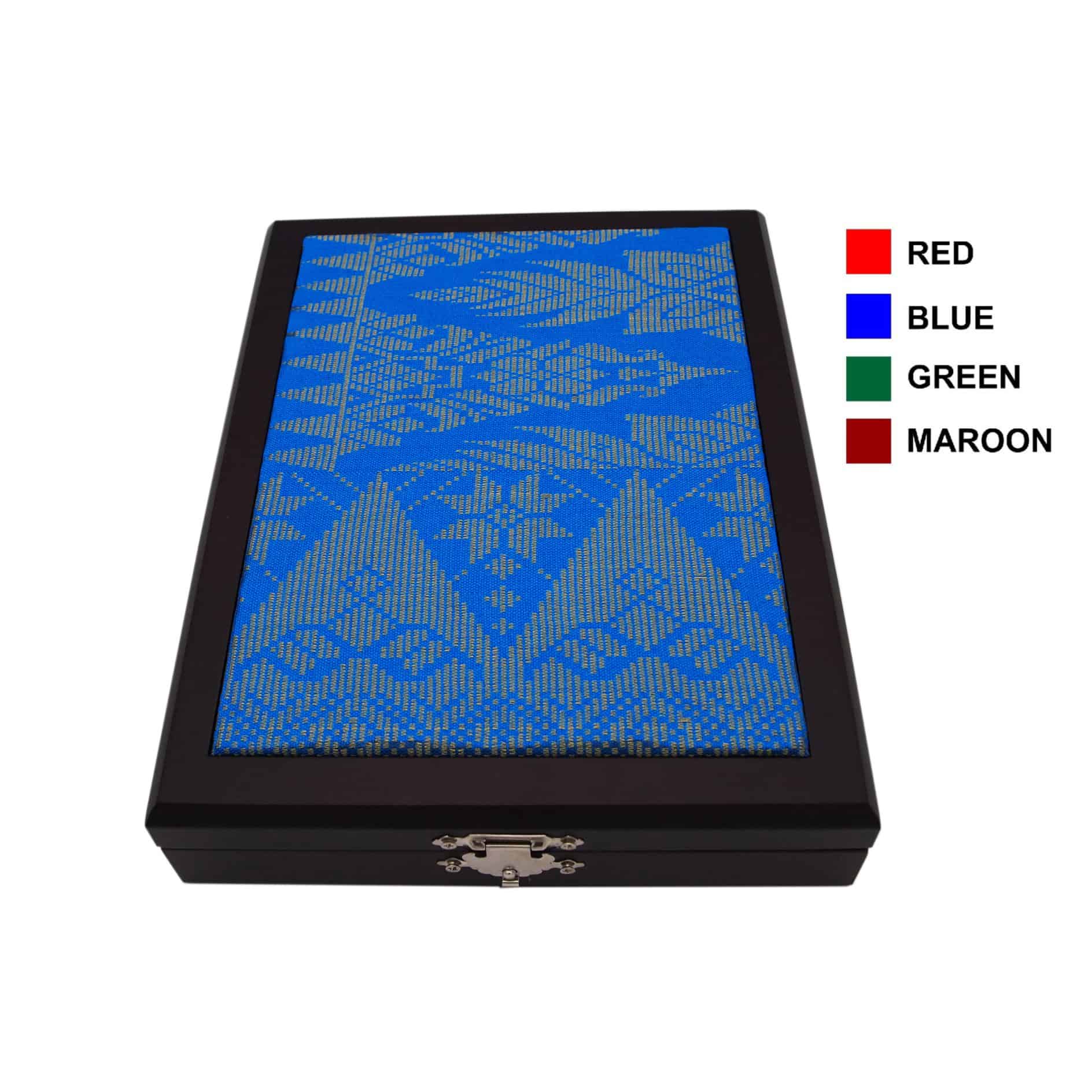 Crystal Plaques Wooden Songket Box CR8140 Crystal Plaques Wooden Songket Box CR8140