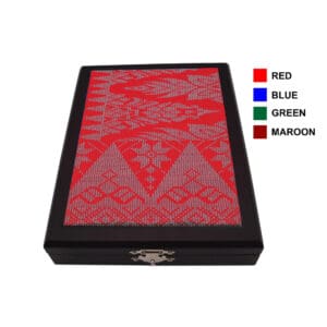 Crystal Plaques Wooden Songket Box CR8140 Crystal Plaques Wooden Songket Box CR8140