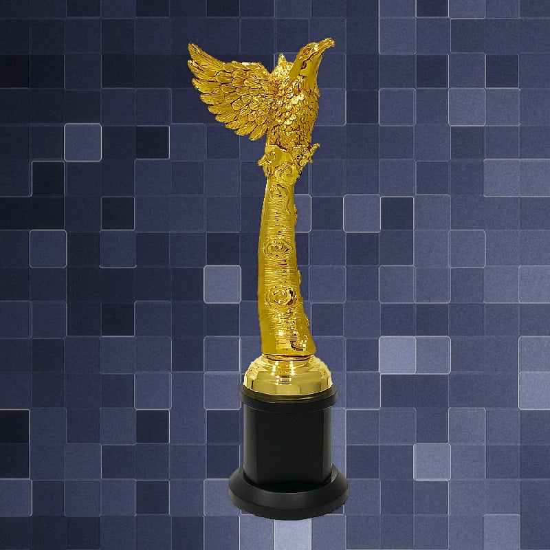 Golden Trophy Golden Sculpture Trophy AC4310 Golden Trophy Golden Sculpture Trophy AC4310