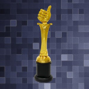 Golden Trophy Golden Sculpture Trophy AC4311