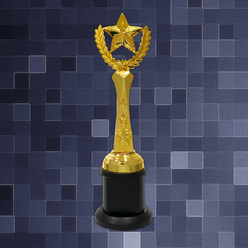 Golden Trophy Golden Sculpture Trophy AC4312 Golden Trophy Golden Sculpture Trophy AC4312