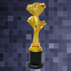 Golden Trophy Golden Sculpture Trophy AC4314
