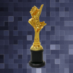 Golden Trophy Golden Sculpture Trophy AC4318