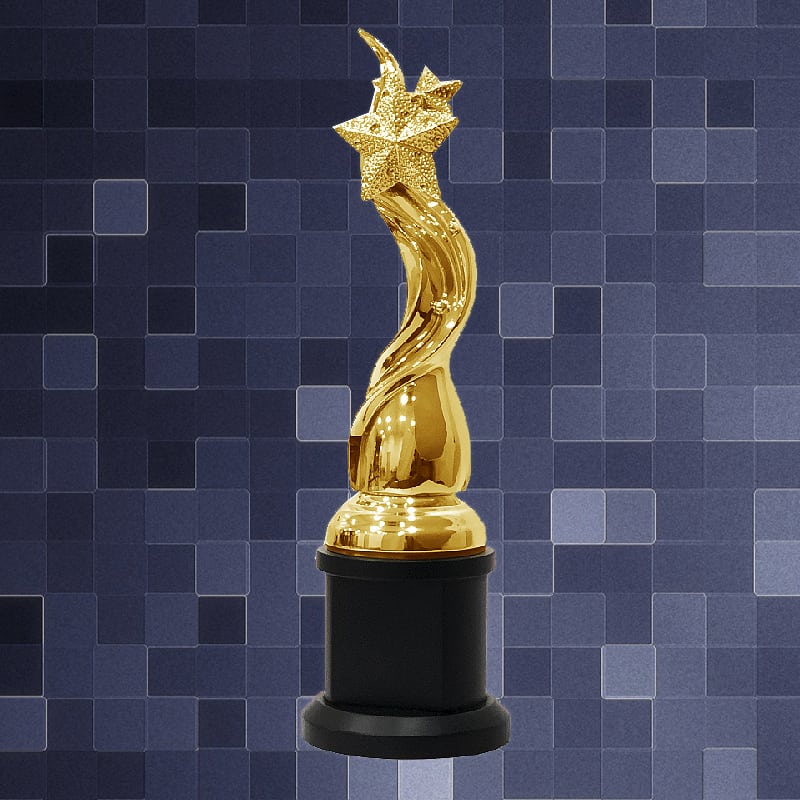 Golden Trophy Golden Sculpture Trophy AC4322 Golden Trophy Golden Sculpture Trophy AC4322
