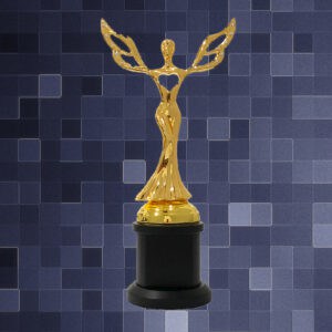 Golden Trophy Golden Sculpture Trophy AC4323
