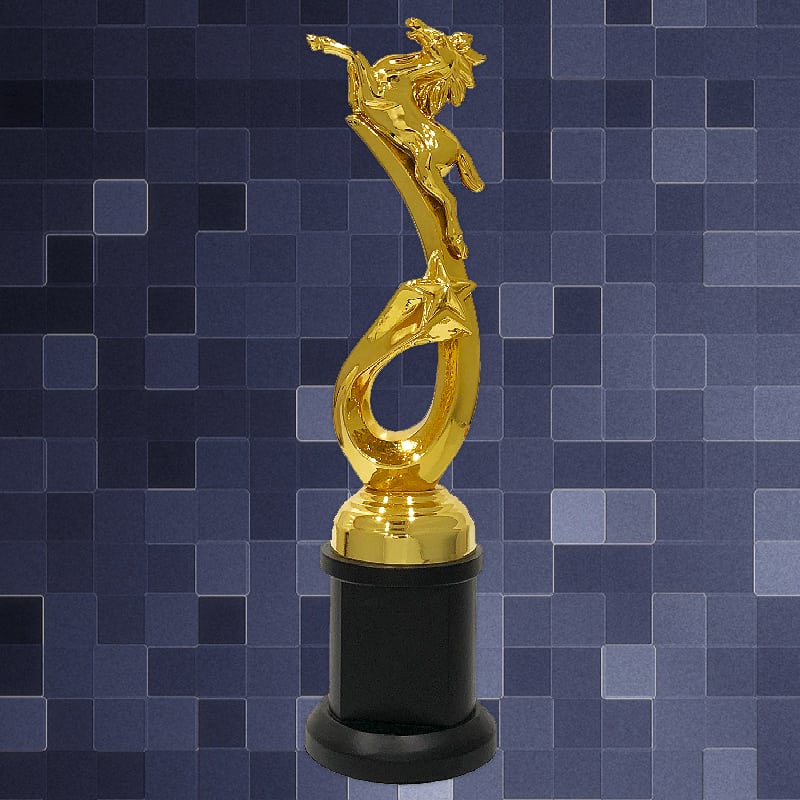 Golden Trophy Golden Sculpture Trophy AC4325 Golden Trophy Golden Sculpture Trophy AC4325