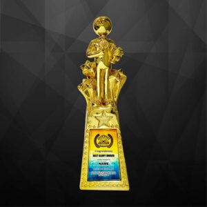 Golden Trophy Golden Sculpture Trophy AC4327