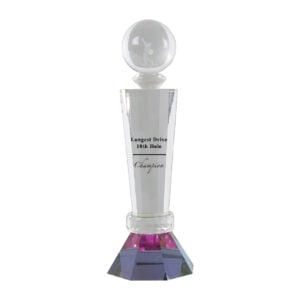 Crystal Trophy Golf Trophy ST1008