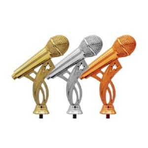 Plastic trophy Plastic Microphone Trophy ACPF01M